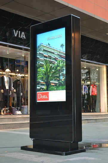 49 Inch Outdoor Digital Totem , IP65 Double Sided LCD Display For Advertising